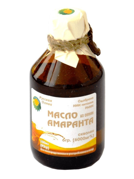 Масло из семян амаранта сквален 6% , Русская Олива 100 мл. - купить с ...