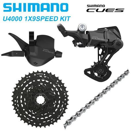Велосипедная группа SHIMANO CUES U4000 1X9 Speed, задний переключатель ...