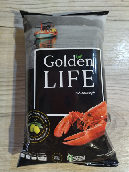 Чипсы Golden Life со вкусом Лобстера 90 г - купить с доставкой по ...