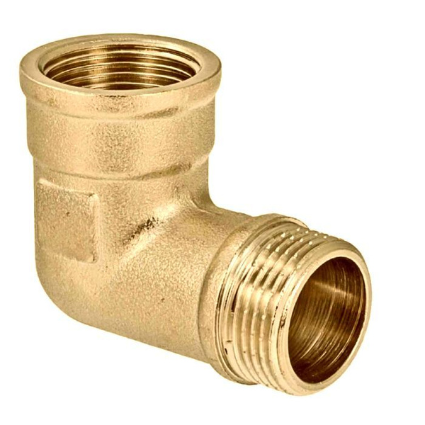 Угол переходной 1/2" х 3/4" НР-ВР латунь (4 шт), 00029060 - купить по ...