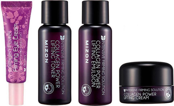 MIZON / Мизон Collagen miniature SET Набор косметики для ухода за лицом ...