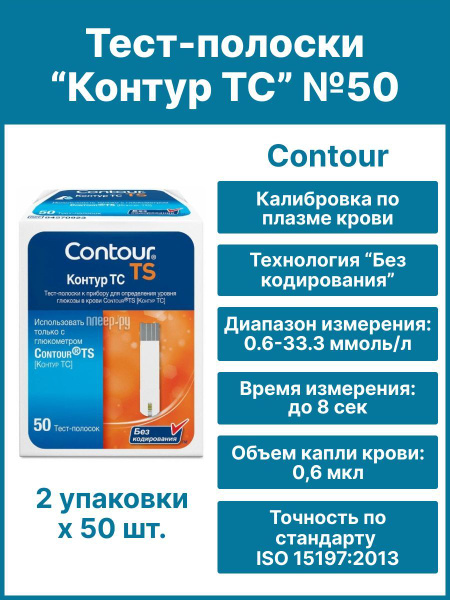 Вопросы и ответы о Набор Тест-полосок для глюкометра "Контур ТС ...