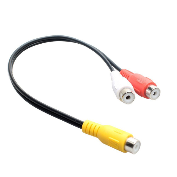 Разветвитель 1 RCA x 2 RCA гнездо-гнездо - купить с доставкой по ...