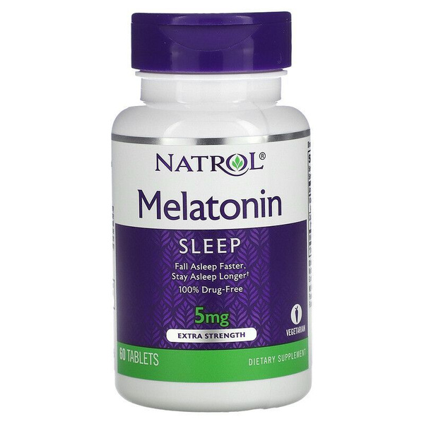 Биологически активная добавка к пище Melatonin Natrol (Мелатонин 5 мг ...