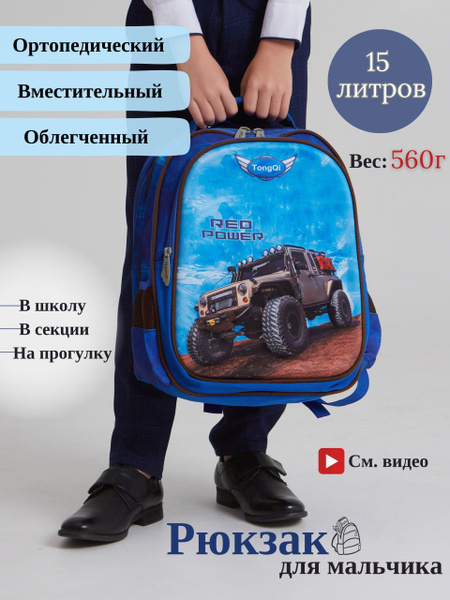 Рюкзак школьный для мальчика облегченный - купить с доставкой по ...