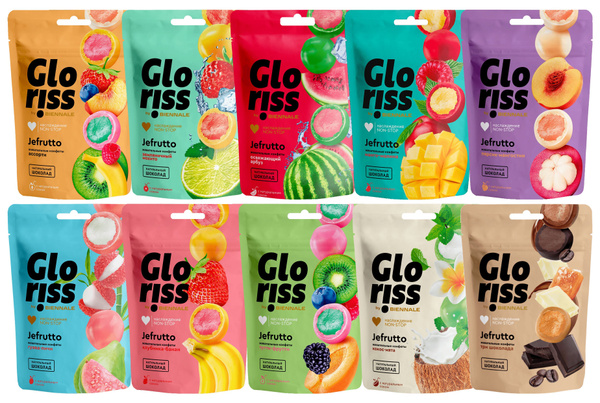 Микс жевательных конфет Gloriss Jefrutto 75г, 10штук - купить с ...