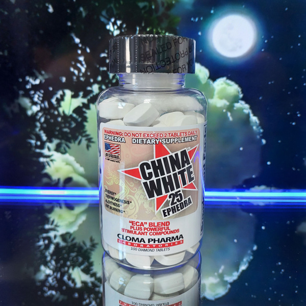 Ты похудеешь! Жиросжигатель для женщин и мужчин China White 25 ephedra ...