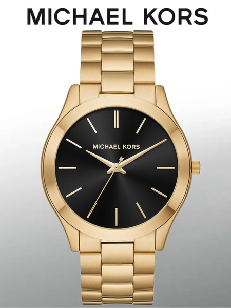 Мужские наручные часы Michael Kors золотые кварцевые - купить с ...
