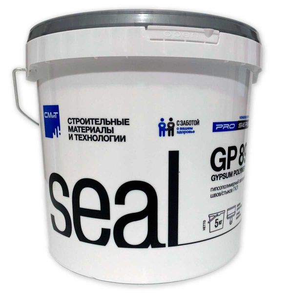 Шпатлевка гипсополимерная СМиТ seal GP 89 для заделки стыков ГКЛ, сухая ...