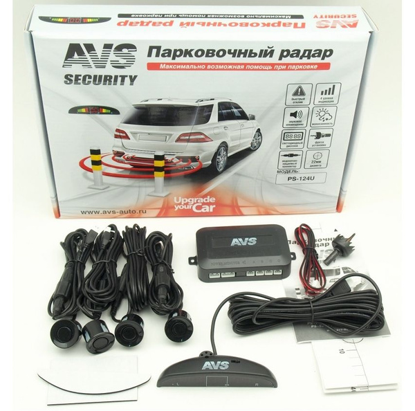 Парктроник AVS PS-124U (Black) купить по выгодной цене в интернет ...