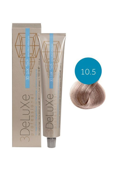 3DELUXE PROFESSIONAL 10.5 Крем-краска для волос платиновый блондин ...