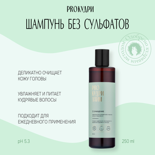 ProКудри Шампунь для кудрявых волос без сульфатов, 250 мл - купить с ...