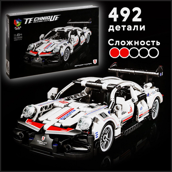 Конструктор Спорткар Порше 911, Porsche 911 RSR, 492 дет. - купить с ...