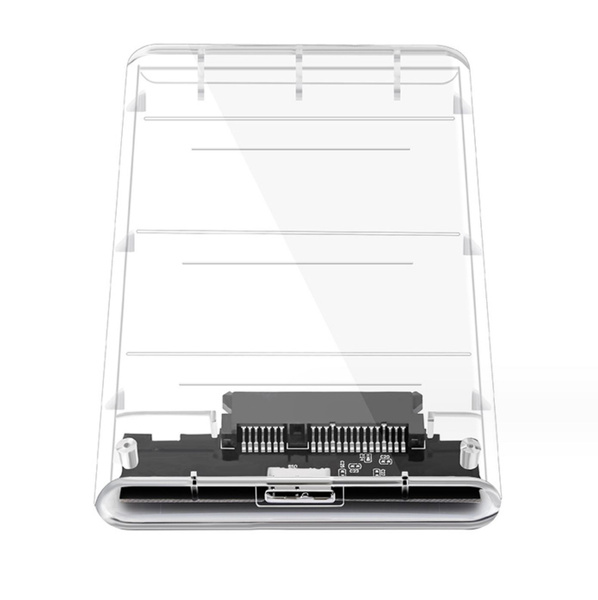 Внешний корпус для HDD 2.5" SATA - USB, прозрачный - купить с доставкой ...