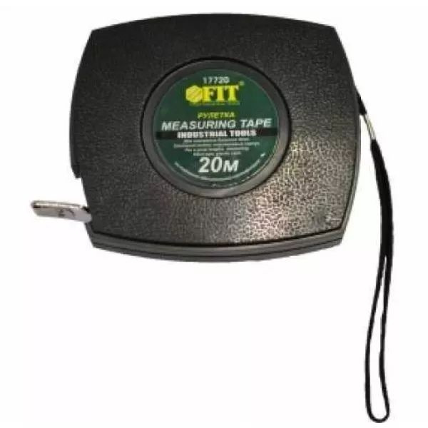Рулетка 20м. Рулетка fit 17720 11 мм 20 м. рулетка 20 м хром fit.
