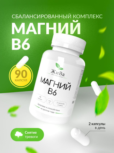 Лучший Магний с витамином B6/ Магний B6/90 капсул. - купить с доставкой ...