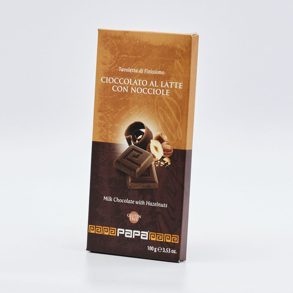 Итальянский шоколад Dolceamaro Papa молочный с фундуком - купить с ...