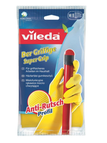 Перчатки хозяйственные Vileda купить c доставкой на OZON по низкой цене ...