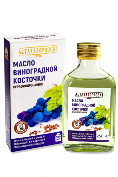 Масло виноградной косточки нерафинированное при бессоннице ...