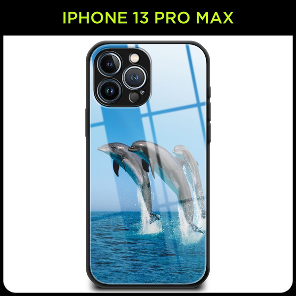 Стеклянный чехол на Apple iPhone 13 Pro Max / Айфон 13 Pro Max с ...