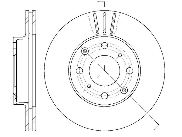 Диск тормозной G-brake GR-02196 - купить по низкой цене в интернет ...