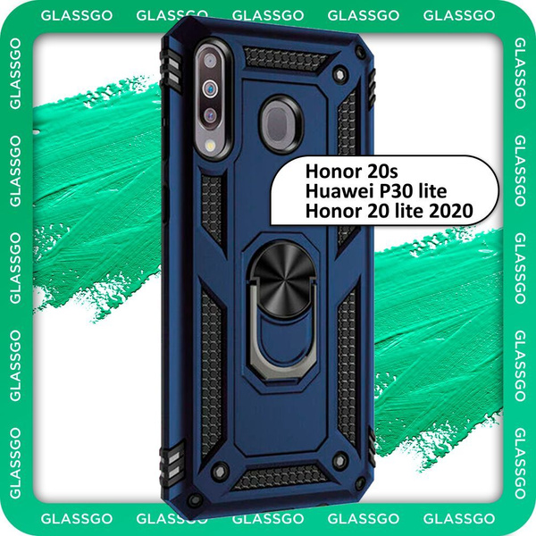 Чехол противоударный бронированный на Huawei P30 Lite, Honor 20S, для ...