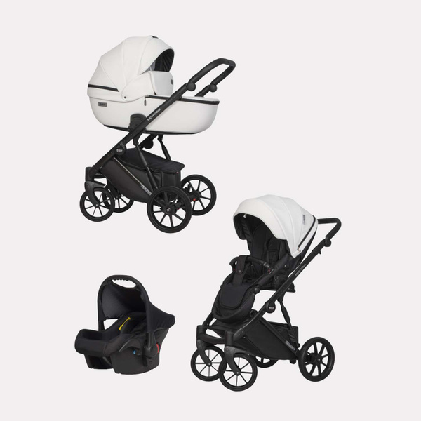 Коляска 3в1 Riko Basic Montana Ecco 11 White Белый - купить с доставкой ...