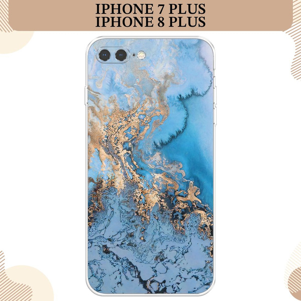 Силиконовый чехол на Apple iPhone 7 Plus/8 Plus / Айфон 7 Plus Морозная ...