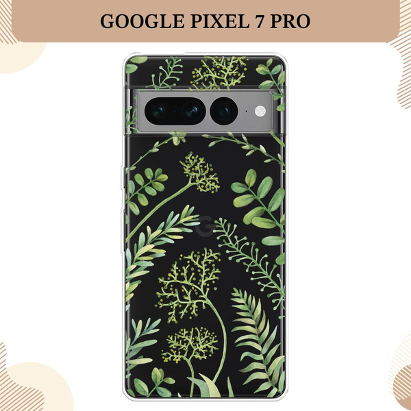Силиконовый чехол на Google Pixel 7 Pro / Гугл Пиксель 7 Про Green ...