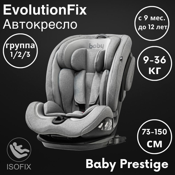 Baby Prestige Автокресло группа 1/2/3 (9-36 кг) - купить с доставкой по ...