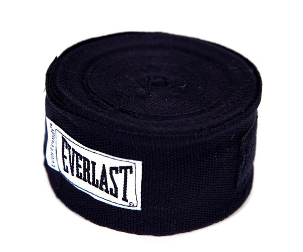 Бинты боксерские Everlast "Pro style", 5 м, эластичные, цвет: черный ...