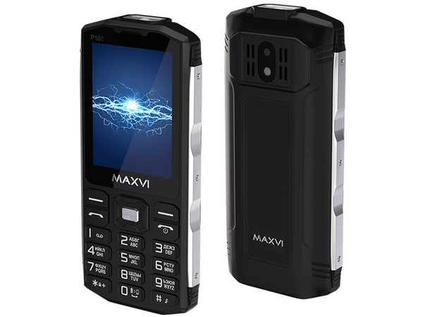 Мобильный телефон Maxvi P101, черный - купить по выгодной цене в ...