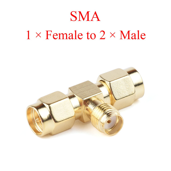 1 RF-коаксиальный разъем-разветвитель SMA/RP-SMA штекер/папа-папа ...
