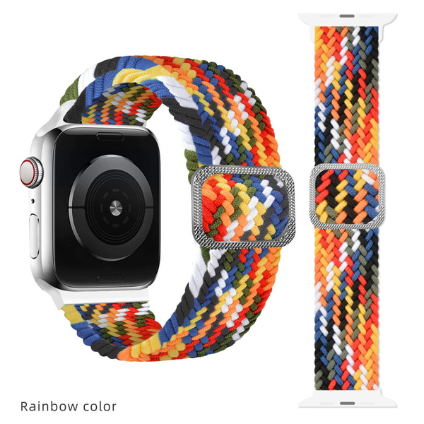 Эластичный тканевый ремешок для Apple Watch 1-8 серии и SE (38, 40, 41 ...