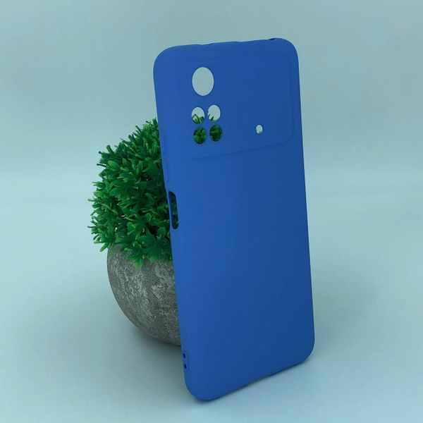 Силиконовый чехол с Soft-touch покрытием для Xiaomi Poco M4 Pro 4G ...