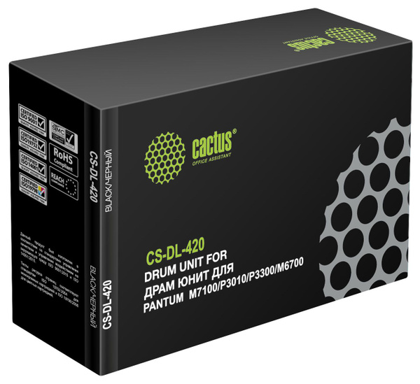 Расходник для печати Cactus CS-DL-420, Черный (black), для лазерного ...