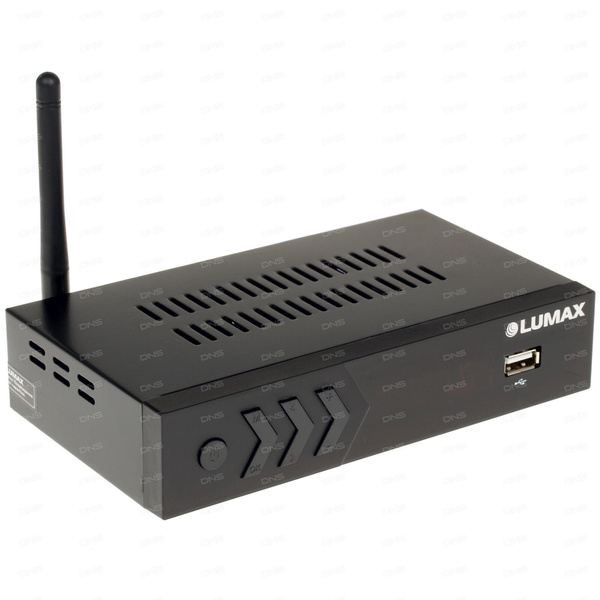 ТВ-ресивер Rombica Приставка для цифрового ТВ Lumax DV4205HD черный ...
