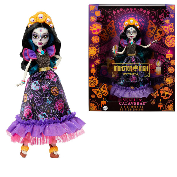 Кукла Monster High Skelita Calaveras Da De Muertos, 2023 г. - купить с ...