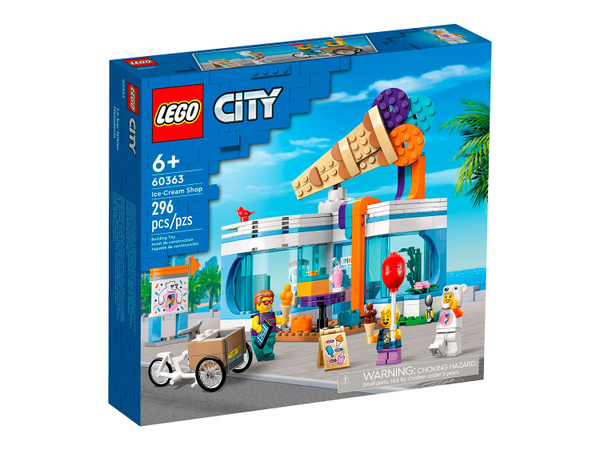 Конструктор LEGO City Магазин мороженого, 296 деталей, 60363 купить на ...