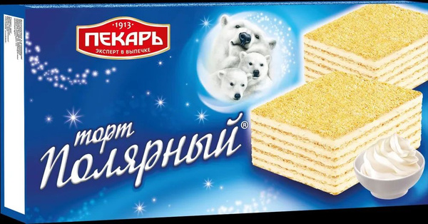 Торт вафельный Полярный, 213 г - купить с доставкой по выгодным ценам в ...
