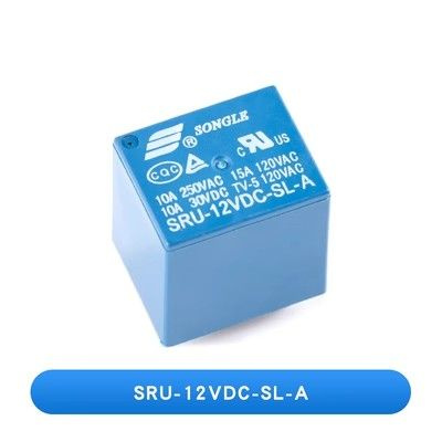 20 шт. Реле SRU-12VDC-SL-A 12V 10A 4PIN) - купить с доставкой по ...