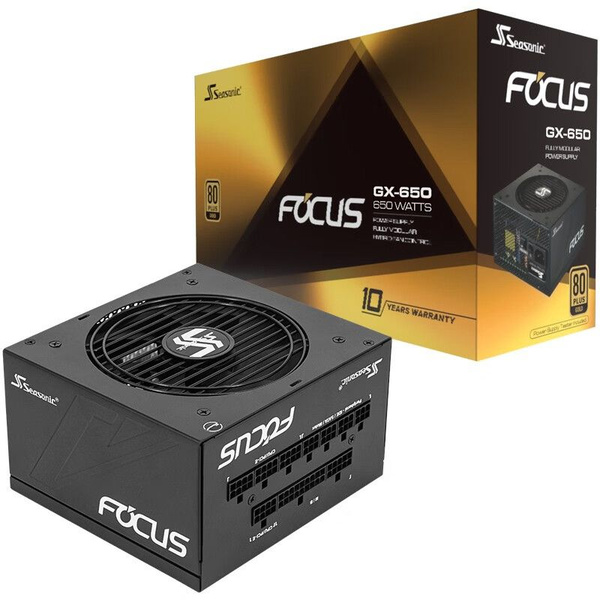 Seasonic Блок питания компьютера FOCUS GX-650, 650 Вт (SSR-650FX ...