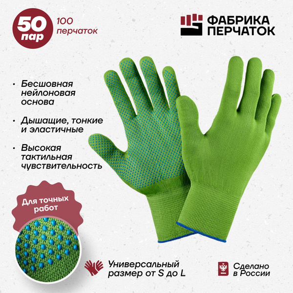 Хозяйственные перчатки Фабрика перчаток из прочного нейлона с ...