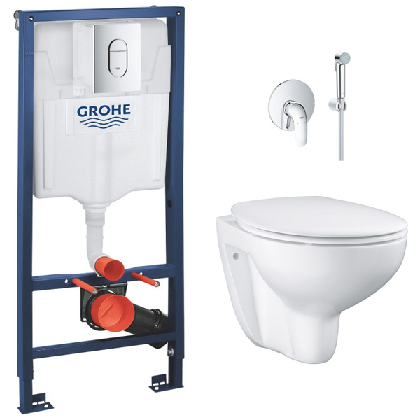 Комплект (унитаз + инсталляция) GROHE, направление выпуска ...