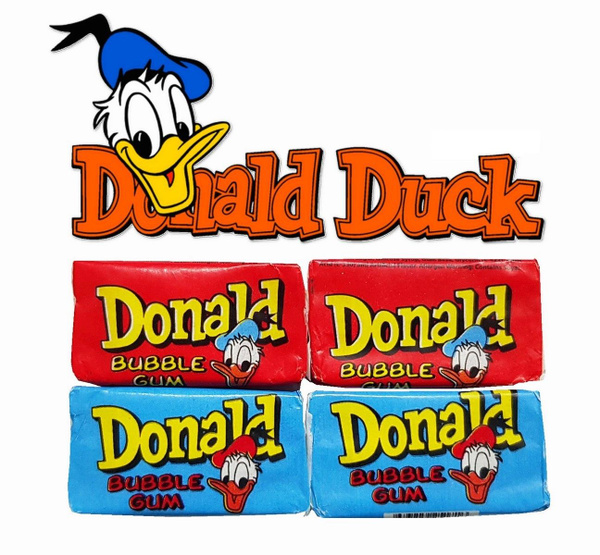 Жевательная резинка Donald Bubble Gum . Maple Leaf Gida Ltd. Набор 4шт ...