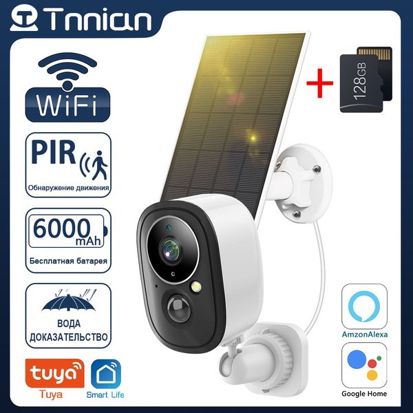 Система видеонаблюдения Tnnian YJ-K-0306_Солнечная WiFi камера (с ...