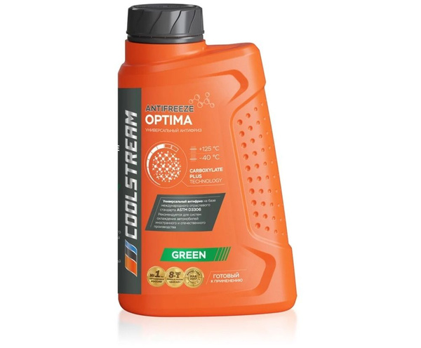 Антифриз Coolstream Optima Green, Готовый раствор купить по выгодной ...