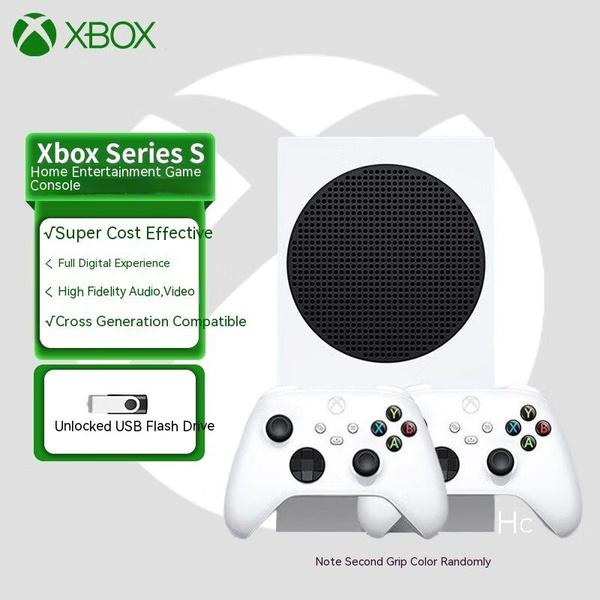 Игровая консоль Microsoft Xbox Series S SSD на 512 ГБ белая + два ...