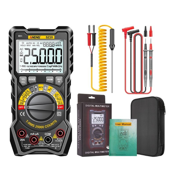 Мультиметр AC-DC Сопротивление напряжению и току Емкостный диод NCV Гц ...