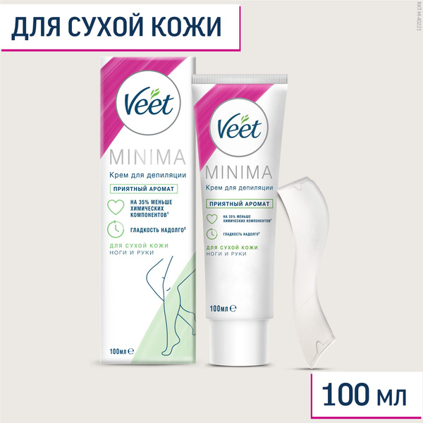 Крем для депиляции для сухой кожи Veet MINIMA, 100 мл - купить с ...
